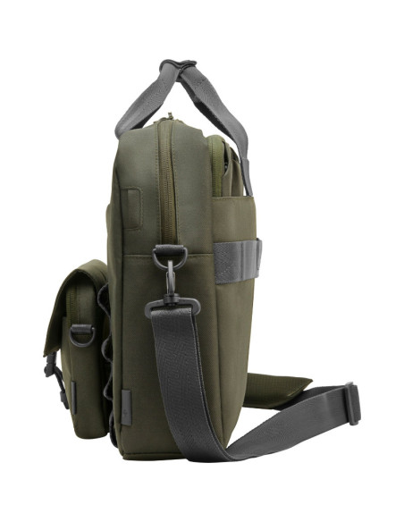 HP Modular 15.6 Top Load, 3-in-One (RFID Pouch, Top Load, Sleeve), Water Resistant, Cable Pass-through, 22 Liter Capacity - Dar
