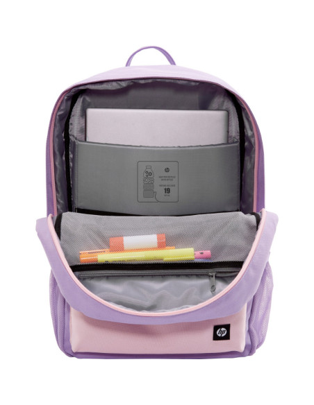 HP Campus 15.6 Backpack - 17 Liter Capacity Lavender, Pink