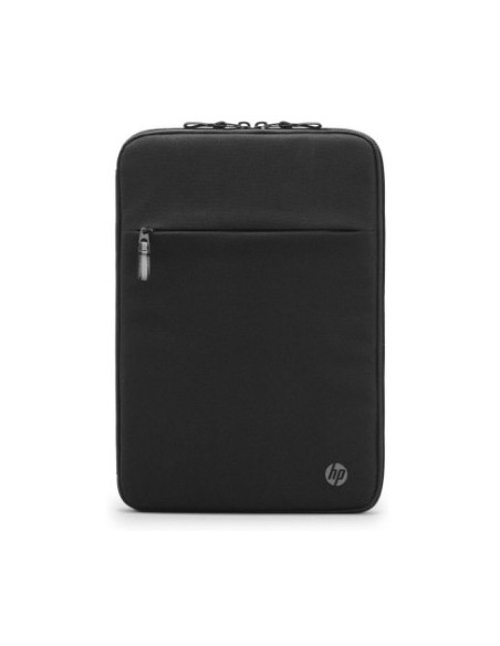 HP Business 14.1 Laptop Sleeve, RFID & Bluetooth tracker Pocket, Sanitizable Black