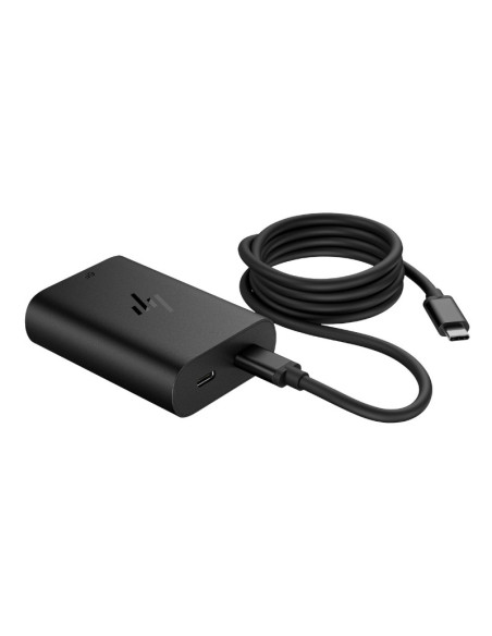 HP 65W USB-C Dual Port (45W+20W) GaN AC Power Adapter Travel Notebook Charger / fits ProBook 440 450 445 455, EliteBook 630 640