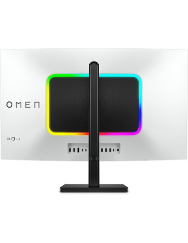 HP OMEN Transcend 32 White Backlit Gaming Charging Monitor - 31.5" 3840 x 2160 4K UHD 240Hz 250-nit AG, QD-OLED, USB-C(140W/15W