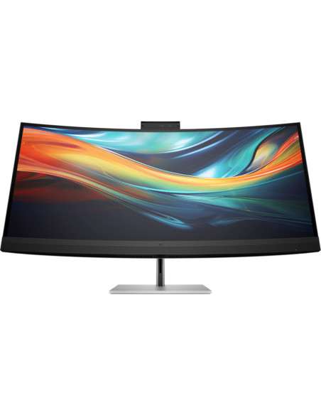 HP 740pm Series 7 Pro 5K Curved Conferencing Monitor - 39.7" 5120x2160 WUHD 300-nit 60Hz AG, Curved, IPS, 2x USB-C(100W)/HDMI/D