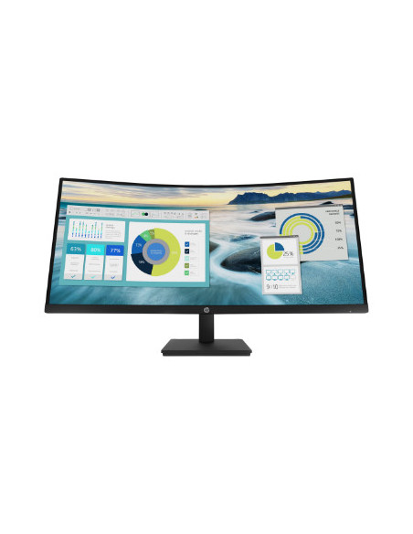 HP P34hc G4 Curved Charging Monitor - 34" 3440x1440 WQHD 250-nit 100Hz AG, Curved, VA, USB-C(65W)/HDMI/DisplayPort, 4x USB-A, s HP P34hc G4 Curved Charging Monitor - 34" 3440x1440 WQHD 250-nit 100Hz AG, Curved, VA, USB-C(65W)/HDMI/DisplayPort, 4x USB-A, s
