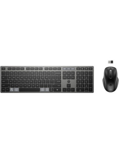 HP 725 Wireless Mouse Keyboard Combo - Multi-Device, Dual-Mode, Programmable, Rechargeable, 4000 dpi - Nightfall Black - ENG