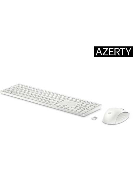 HP 655 Wireless Mouse Keyboard Combo - White - US ENG