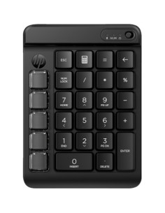HP 435 Programmable Wireless Bluetooth Keypad w/Swappable Keycaps - Black