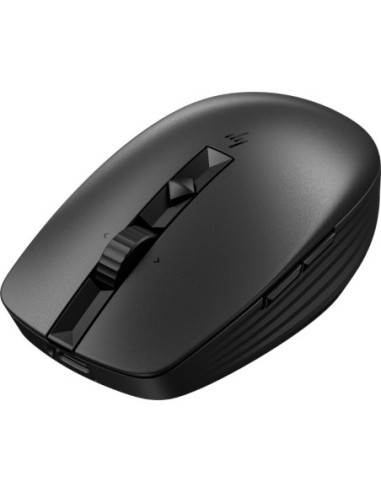 HP 715 Wireless Bluetooth Mouse - Multi-Device, Programmable, 4-way Scrolling, Rechargeable Black