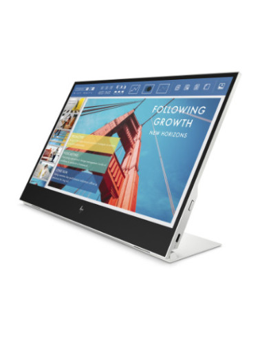 HP E14 G4 FHD Portable Monitor - DAMAGED - 14" 1920x1080 FHD 400-nit 60Hz AG, IPS, 2x USB-C, tilt/swivel, 3 years