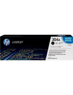 HP 304A Black Laser Toner Cartridge, 3500pages, for HP Color LaserJet CP2025, CM2320