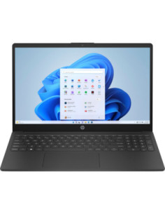 HP Laptop 15-fc0028ny - BOX DAMAGE - Ryzen 3-7320U, 8GB, SSD 128GB, 15.6 FHD 250nits, Jet Black, Win 11 Home, 1 years