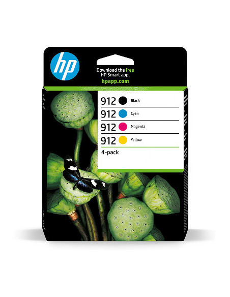HP original ink 6ZC74AE, HP 912, CMYK, 4*315p, multipack