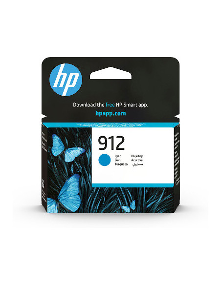 HP 912 Cyan Original Ink Cartridge (3YL77AE)