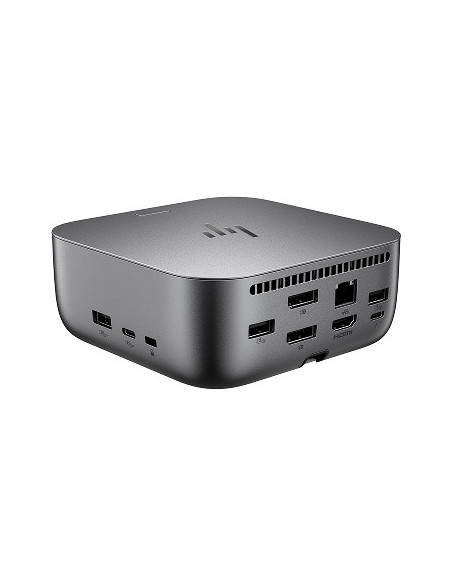 HP Thunderbolt 4 Dock G6 100W - 3x USB-A, 2x USB-C, 1x USB-C Thunderbolt 4, 2x DisplayPort, 1x HDMI, 1x RJ-45, Meteor Silver