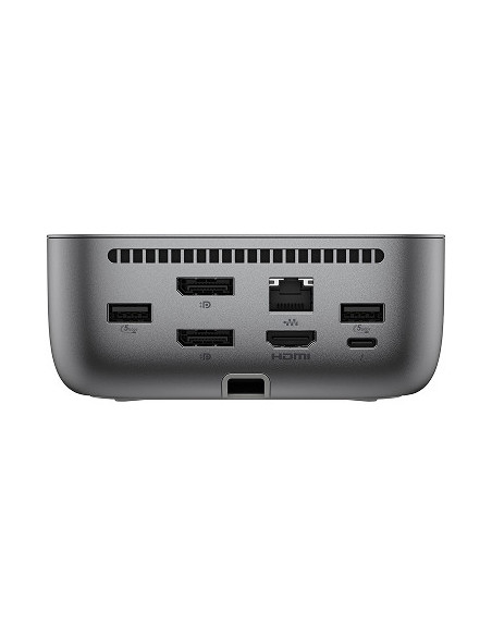 HP Thunderbolt 4 Dock G6 100W - 3x USB-A, 2x USB-C, 1x USB-C Thunderbolt 4, 2x DisplayPort, 1x HDMI, 1x RJ-45, Meteor Silver