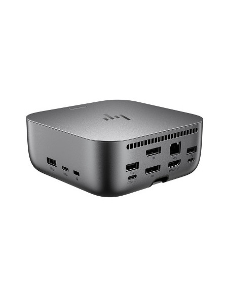 HP Thunderbolt 4 Ultra Dock G6 180W - 5x USB-A, 2x USB-C, 1x USB-C Thunderbolt 4, 2x DisplayPort, 1x HDMI, 1x RJ-45, Meteor Sil