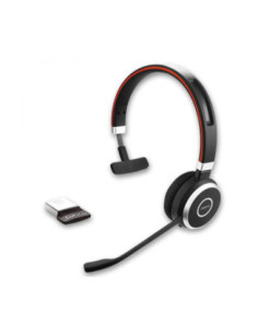 Jabra Evolve 65 SE MS Mono Wireless Headset, Bluetooth, USB-A, Link 390a, Juoda