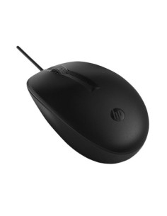 HP 125 USB Wired Mouse, Sanitizable - Black (BULK of 120 pcs)