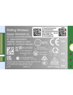 HP 4G LTE Modem m.2 WWAN Cat 19 Mobile Broadband Cellular (compatible with WWAN-ready EliteBook 8 X - G1i G1a - 13 14 16, Flip,
