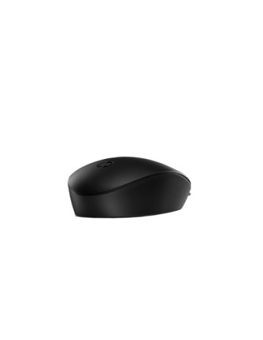 HP 128 USB Wired Laser Mouse, Sanitizable - Black