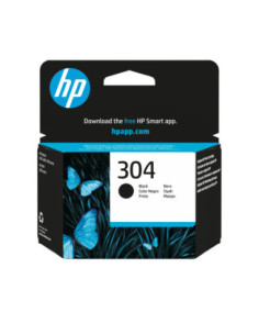 HP 304 Black Ink Cartridge, 120 pages, for HP DeskJet 2620,2630,2632,2633,3720,3730,3732,3735