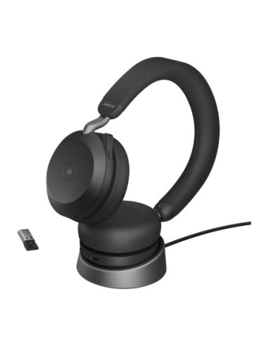 JABRA Evolve2 75 - Headset - mit Ladestation