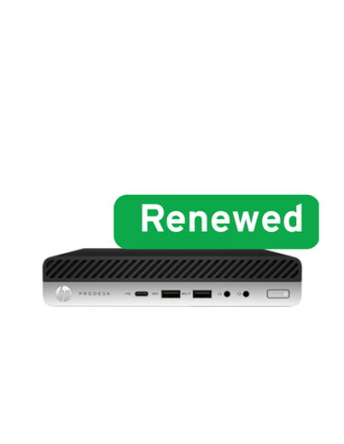 HP RENEW | Grade A | ProDesk 400 G3 Desktop Mini PC | Intel Core i5 | i5-7500T | 8 GB | SSD | 256 GB | Intel HD Graphics 630 | 