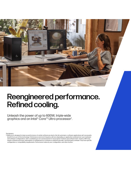 HP Z2 G1i Workstation Tower - Ultra 9-285K, 64GB, 1TB SSD, US keyboard, USB Mouse, Win 11 Pro, 3 years