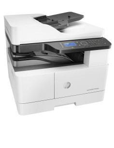 HP LaserJet MFP M443nda AIO All-in-One Printer - A3 Mono Laser, Print/Copy/Scan, Automatic Document Feeder, Auto-Duplex, LAN, 2