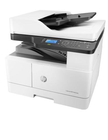 HP LaserJet MFP M443nda AIO All-in-One Printer - A3 Mono Laser, Print/Copy/Scan, Automatic Document Feeder, Auto-Duplex, LAN, 2