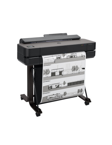 HP DesignJet T650 Printer/Plotter 2025 edition - 24" Roll/A4,A3,A2,A1 Color Ink, Print, Auto Sheet Feeder, Auto Horizontal Cutt