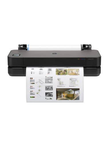 HP DesignJet T230 Printer/Plotter 2025 edition - 24" Roll/A4,A3,A2,A1 Color Ink, Sheet Feeder, Auto Horizontal Cutter, LAN, WiF