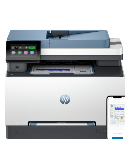 HP Color LaserJet Pro 3302sdw All-in-One Printer - A4 Color Laser, Print/Dual-Side Copy, Automatic Document Feeder, Auto-Duplex