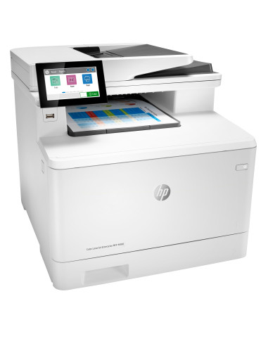 HP Color LaserJet Enterprise MFP M480f AIO All-in-One Printer - A4 Color Laser, Print/Copy/Dual-Side Scan/Fax, Automatic Docume
