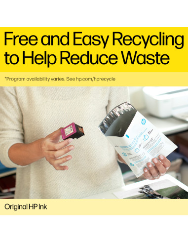 HP 305 Tri-Color Ink Cartridges, 100 pages, for HP DeskJet 2300, 2710, 2720, Plus 4100 (with plastic cover)