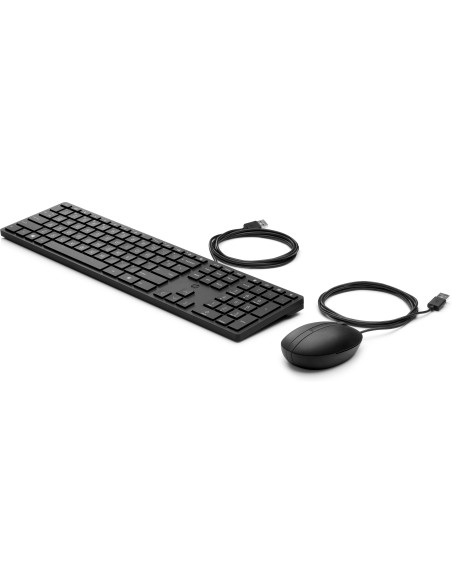 HP 320MK USB Wired Mouse Keyboard Combo - Black - EST