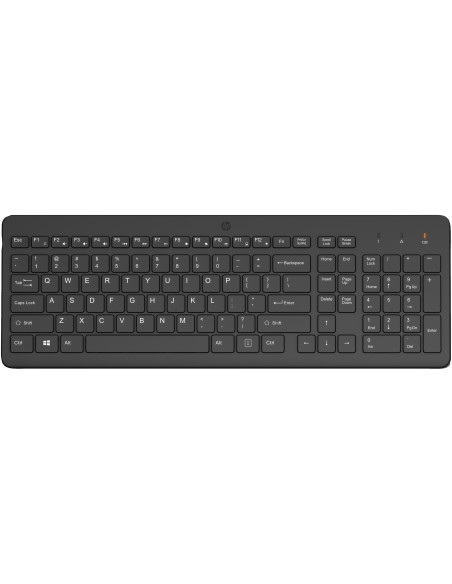 HP 225 Wireless Keyboard - Black - US ENG