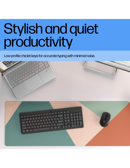 HP 225 Wireless Keyboard - Black - US ENG