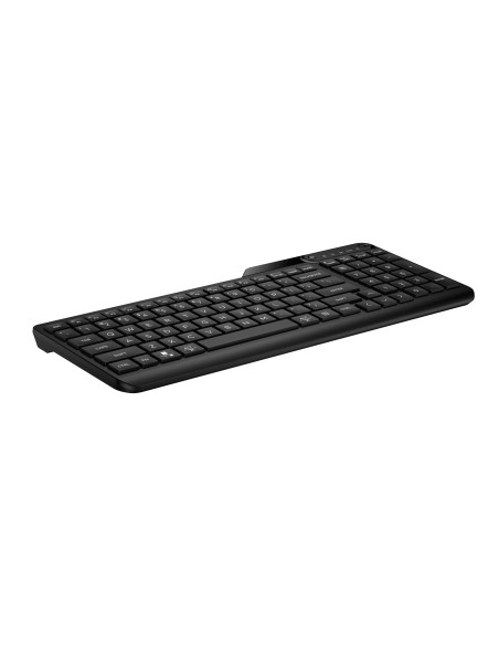 HP 475 Wireless Silent Keyboard - Dual-Mode, Spill-resistant, Sanitizable, Programmable - Black - US ENG