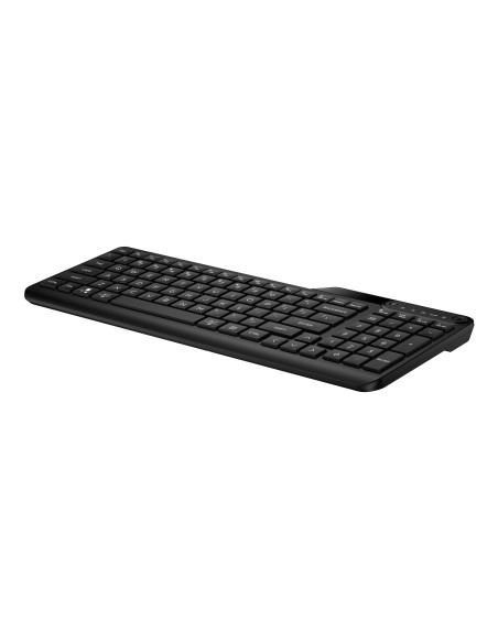 HP 475 Wireless Silent Keyboard - Dual-Mode, Spill-resistant, Sanitizable, Programmable - Black - US ENG