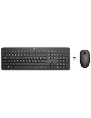 HP 235 Wireless Mouse Keyboard Combo - Black - US ENG