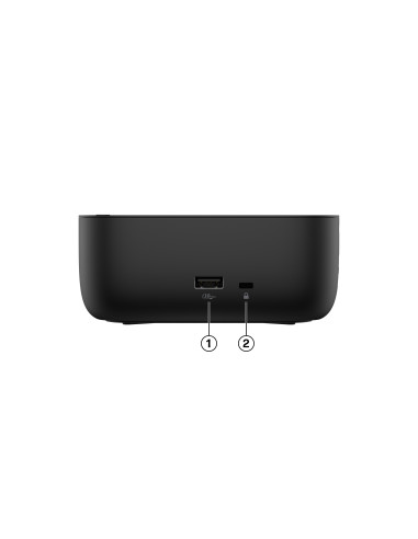 HP USB-C Dock G6 100W - 3x USB 3.2, 2x USB-C(15W), 2x DisplayPort 1.4, 1x HDMI 2.1, 1x RJ-45, 1x nano lock slot