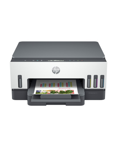 HP Smart Tank 720 AIO All-in-One Printer - A4 Color Ink, Print/Copy/Scan, Auto-Duplex, WiFi, 15ppm, 400-800 pages per month