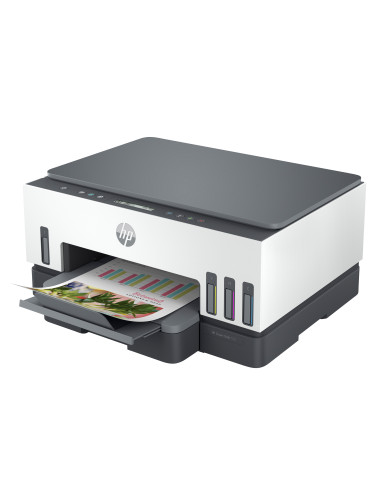 HP Smart Tank 720 AIO All-in-One Printer - A4 Color Ink, Print/Copy/Scan, Auto-Duplex, WiFi, 15ppm, 400-800 pages per month
