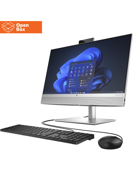 HP Elite 840 G9 AIO All-in-One - OPENBOX - i5-12500, 16GB, 512GB SSD, 23.8 FHD Non-Touch AG, FPR, Height Adjustable, USB Mouse,