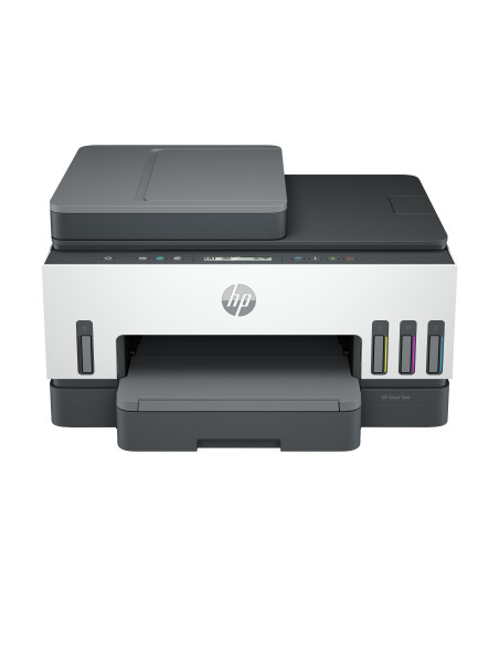 HP Smart Tank 750 AIO All-in-One Printer - A4 Color Ink, Print/Copy/Scan, Auto-Duplex, WiFi, 15ppm, 400-800 pages per month
