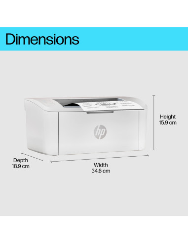 HP LaserJet Pro M110w Printer - A4 Mono Laser, Print, WiFi, 20ppm, 100-1000 pages per month