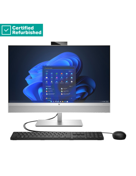 RENEW SILVER HP Elite 870 G9 AIO All-In-One 27 - i7-14700, 32GB, 1TB SSD, 27 QHD Non-Touch AG, USB Mouse, Height Adjustable, Wi