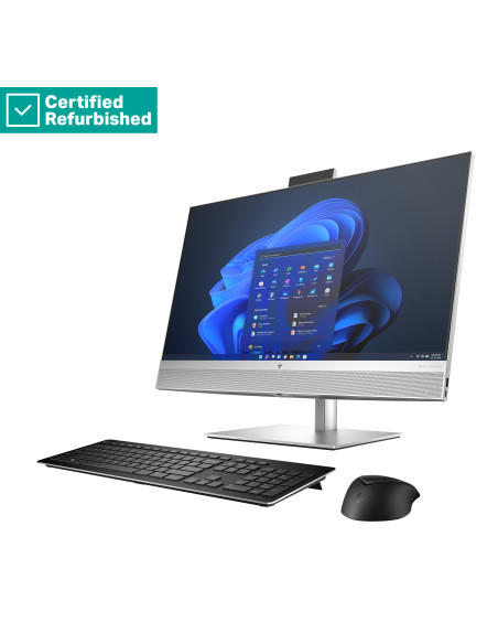 RENEW SILVER HP Elite 870 G9 AIO All-In-One 27 - i7-14700, 32GB, 1TB SSD, 27 QHD Non-Touch AG, USB Mouse, Height Adjustable, Wi
