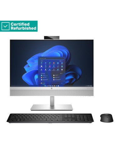 RENEW SILVER HP Elite 840 G9 AIO All-In-One 24 - i5-14500, 16GB, 512GB SSD, 23.8 FHD Non-Touch AG, FPR, Height Adjustable, Win