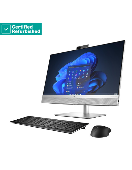 RENEW SILVER HP Elite 870 G9 AIO All-In-One 27 - i7-14700, 16GB, 512GB SSD, 27 FHD Non-Touch AG, Height Adjustable, FPR, Win 11